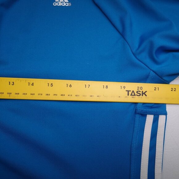 Adidas Ladies Size Large Climalite Turquoise Full Zip Athletic Jacket - Picture 9 of 11